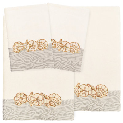 4 Piece 100% Turkish Cotton Towel Set