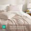 Ensemble de housse de couette en terre cuite 3 pièces, ensemble de literie pour grand lit-125869261-125869260