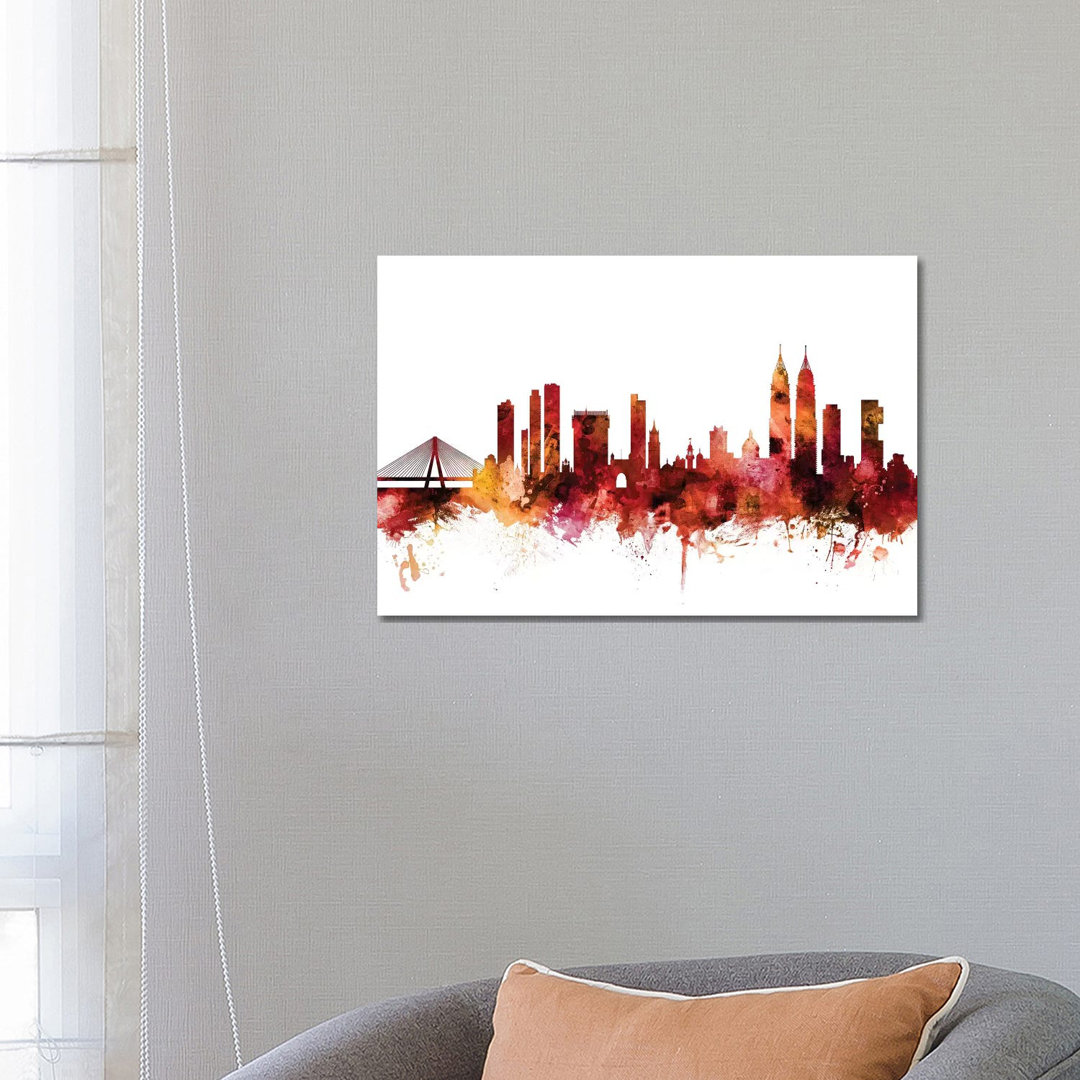 Mumbai, Skyline India by Michael Tompsett - Wrapped Canvas Gallery-Wrapped Canvas Giclée