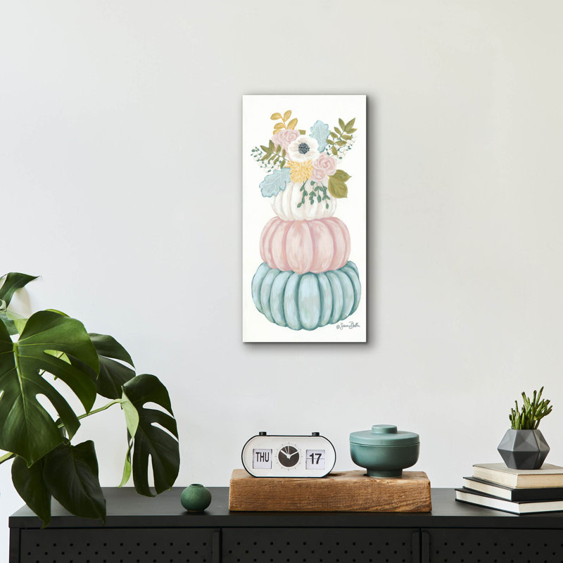 «Floral Pumpkins» par Sara Baker, H 24 po x l 12 po
