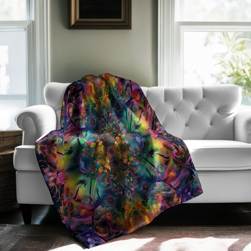 Color Burst - couverture 1 pièce, L 60 po x l 50 po