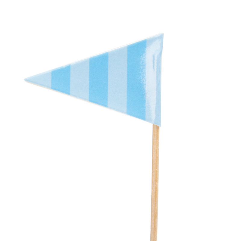 Surmatelas à gâteau à drapeau, Bleu