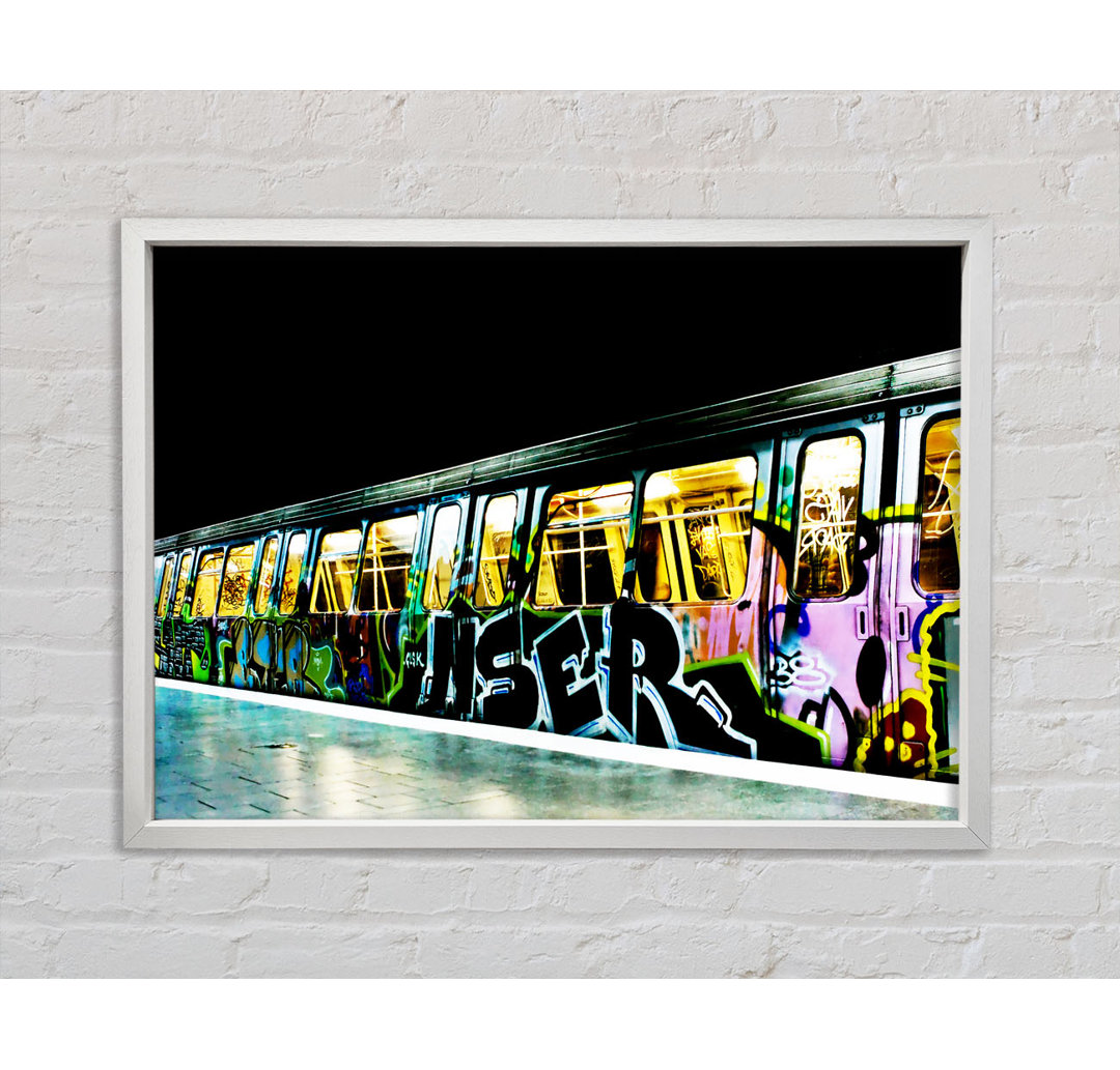 Underground Graffiti Tube - Druck