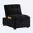 Convertible Chaise Lounge with Adjustable Backrest and Pillows-1718059761