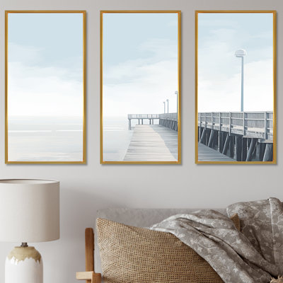 Rathbone - Coastal Pier Wall Art Set