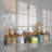 Kitchen Cabinet And Counter Shelf Organizer, Stackable & Expandable, Set Of 4-1907726511