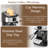 20-Bar Home Espresso Machine: Dual Boiler, Auto Frother, 57Oz Tank - Grounds & Capsules!