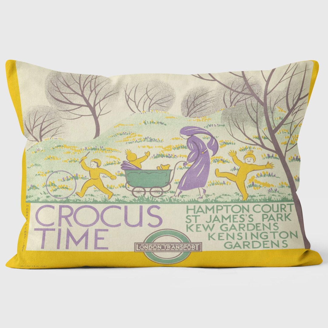 Crocus Time 1 - London Transport Cushion