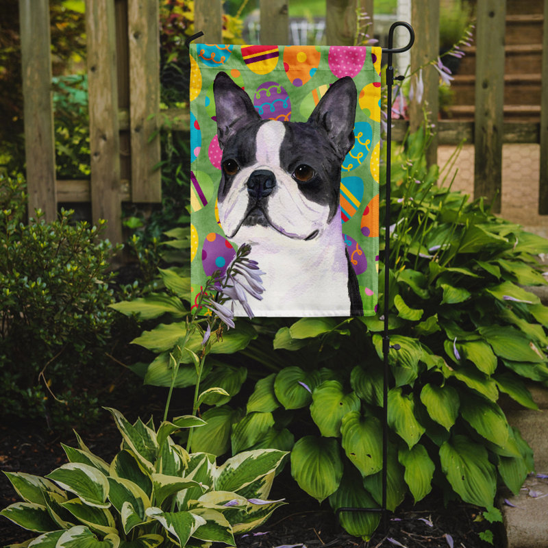 Drapeau de jardin Atara, Boston terrier 2