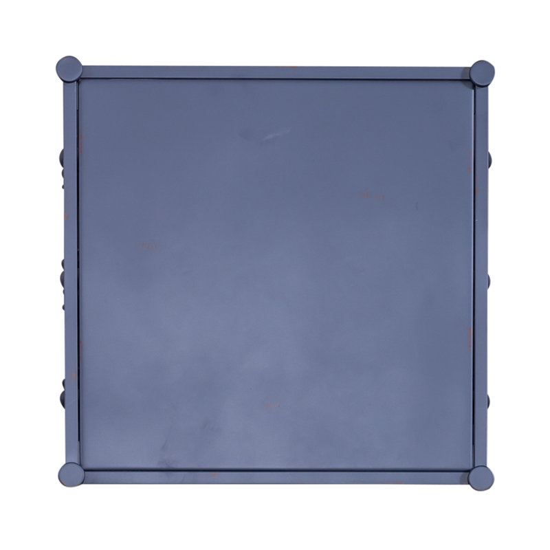 Table de chevet Edmund Vintage, Bleu marine