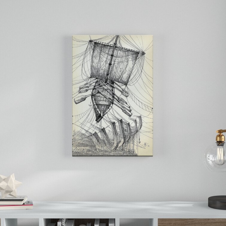 Fly With Me, Study by Olena Kosenko - Wrapped Canvas Art Prints