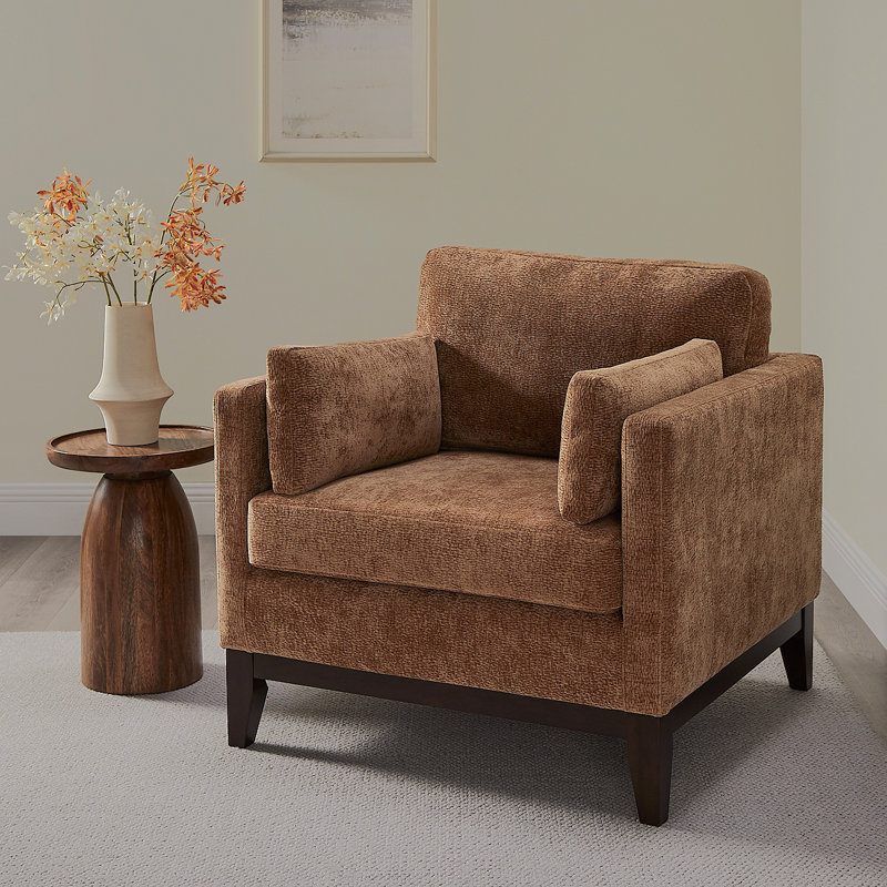 Chaise avec accoudoirs Chios, Brown