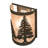 Cassian Steel Flush Mounted Sconce-382796432