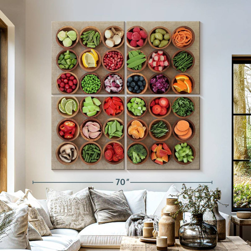 Yarlin Superfood Sampler, 57'' H x 57'' W