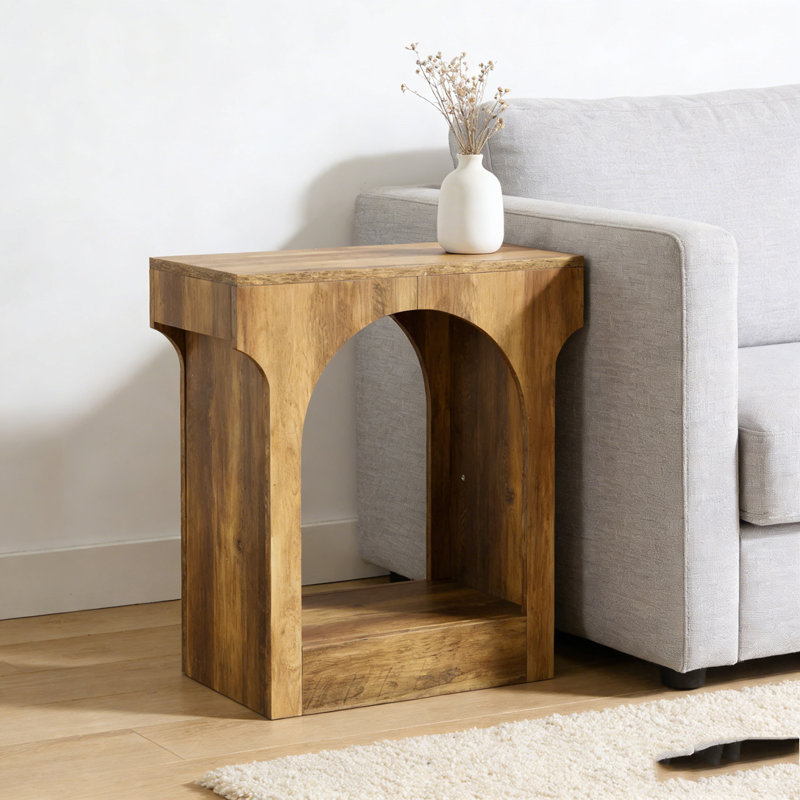 Table de bout arquée