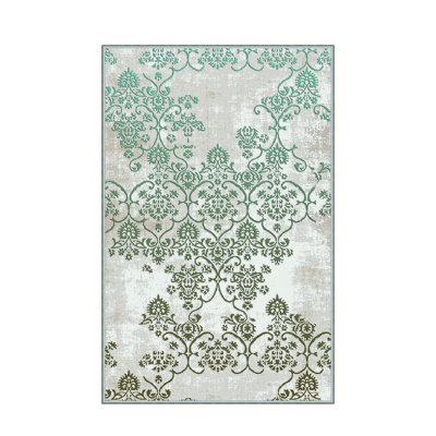 Elegant Hall Carpet, 31.5 x 78.7 inches | 100% Polyester, 0.4 inch Pile Height | Antibacterial, Non-Slip PVC Felt Dot Underside | Machine Washable, Durable Woven Design | Perfect for Entryways & Living Spaces
