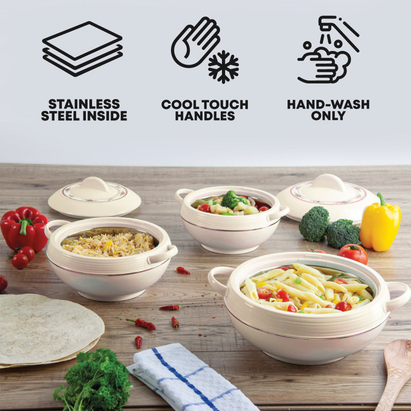 Ambiente Food Storage Container, Cream