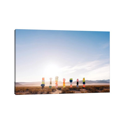 Seven Magic Mountains Sunrise V by Bethany Young - Print on Canvas