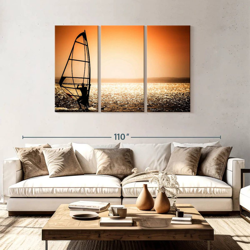 Sireci Windsurfer Sunset, 36" H x 57" W