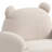 Cozy Beige Sherpa Bear-Shaped Kids Armchair With Comfortable Seating And Durable Construction For Playrooms And Bedrooms-920275525