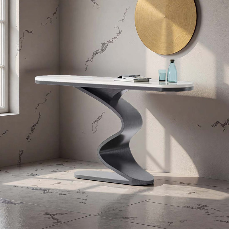 Table d'entrée moderne ultrabrillante