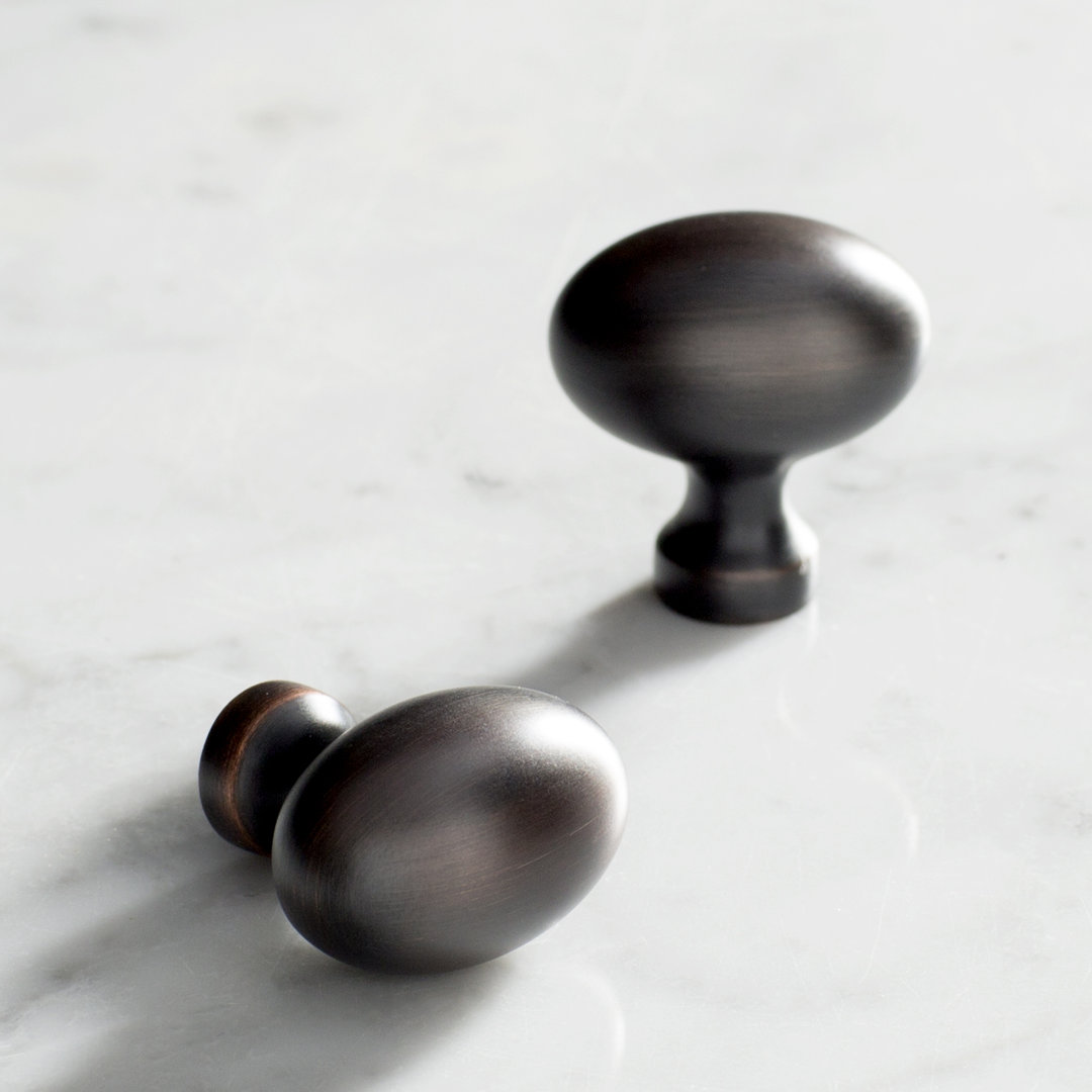 Vaille 1 3/8" Length Oval Knob  (Set of 10) Amerock 