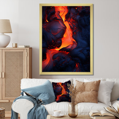 Volcano Volcanic Symphony II sur impression sur toile