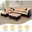 Canapé modulaire 3 pièces pelucheux-1082775865