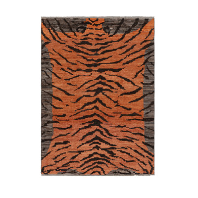 One-of-a-Kind Rectangle 6'8" X 8'8" Hand Knotted Area Rug