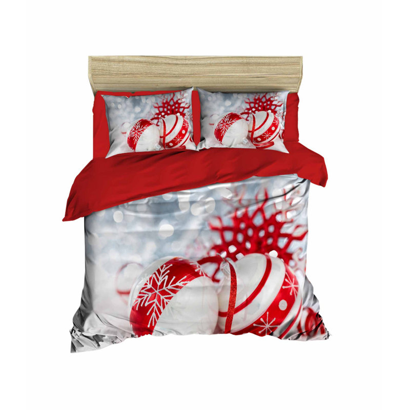 Nasir Polyester No Pattern Duvet Cover Set with Pillowcases