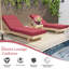 Coussin de chaise longue d'extérieur Wynee-726083918-726083926