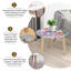 Ensemble de 2 tables basses gigognes Triangle