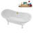 59" Streamline Clawfoot Tub,Tray,Drain, Clawfeet-101628979-102220278