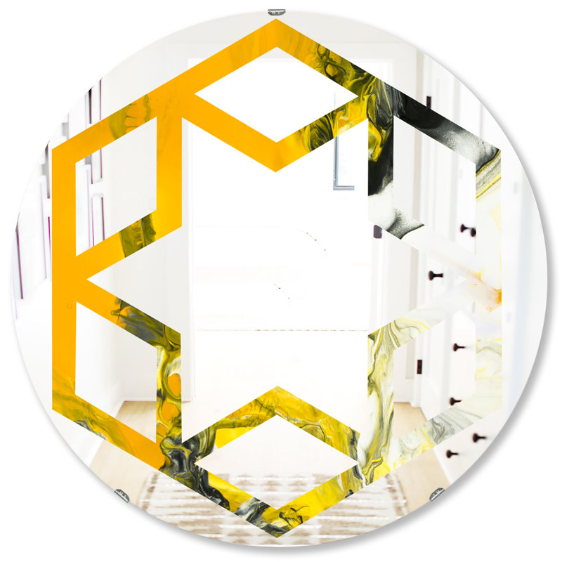 Miroir mural Hexagon Star, 31,5 po x 31,5 po