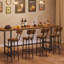 Bigvai Counter Stool with Metal Frame