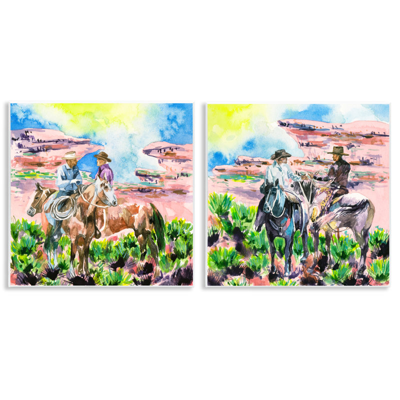  «Cowboys Under Western Sun», art mural par Melissa Wang