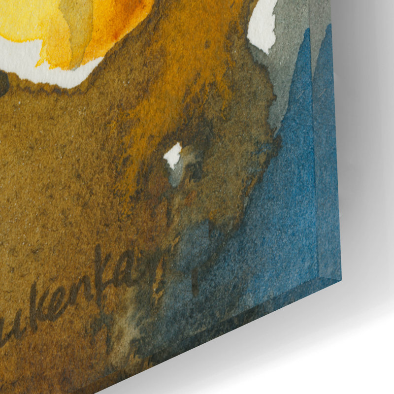 «Elegance» par Annelein Beukenkamp, art mural en verre acrylique, H 12 po x l 12 po x P 0,13 po