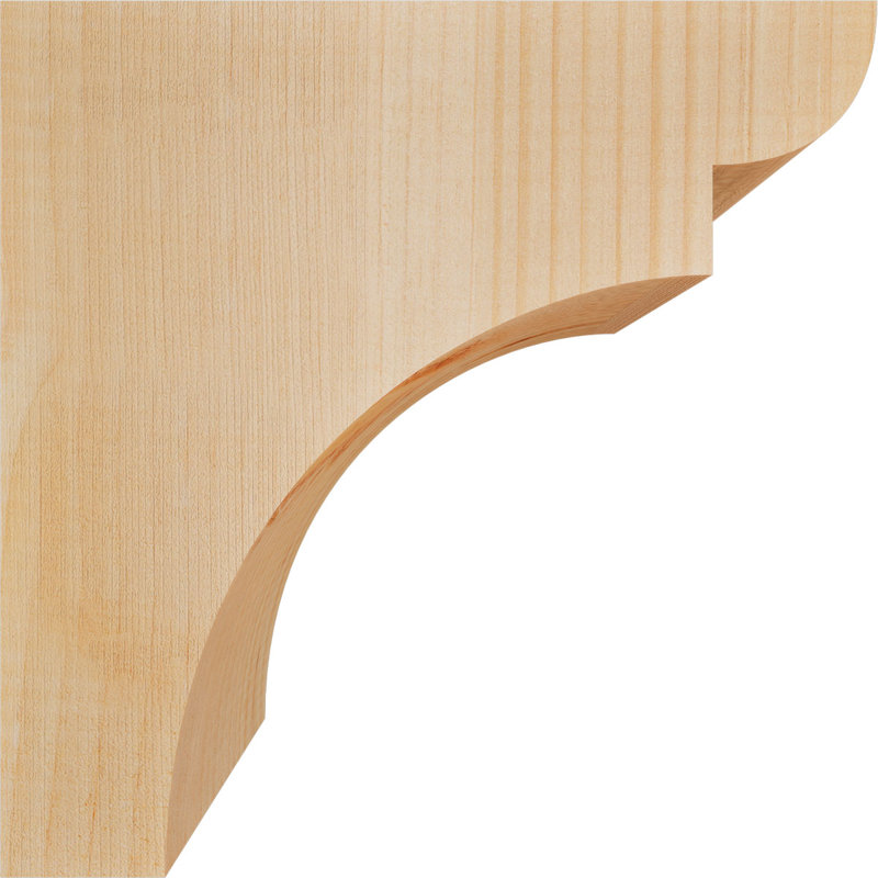 Yorktown Corbel, H 10 po x l 5,5 po x P 10 po, Sapin de Douglas, Lisse
