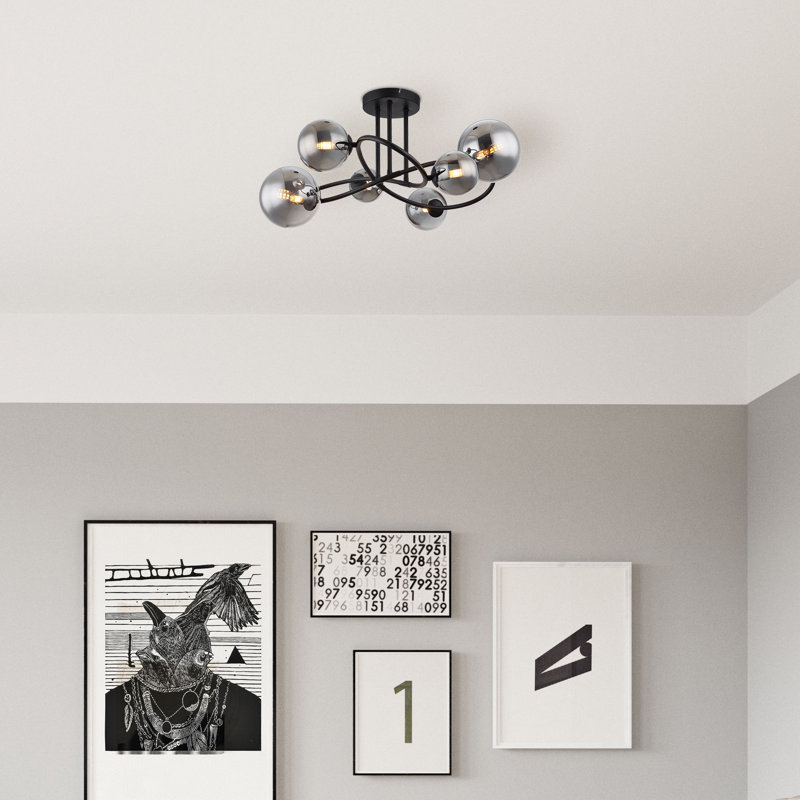 Netta Glass Flush Mount