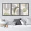 Géométrique, lignes et cercles, illustrations abstraites, art moderne, décor, chic, salon, chambre à coucher, bureau-100780807-100780808