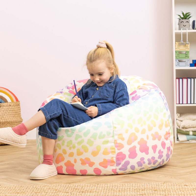 Kids Ombre Mermaid Print Classic Bean Bag, Multicolour