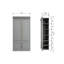 Nebel 4 Door Wardrobe