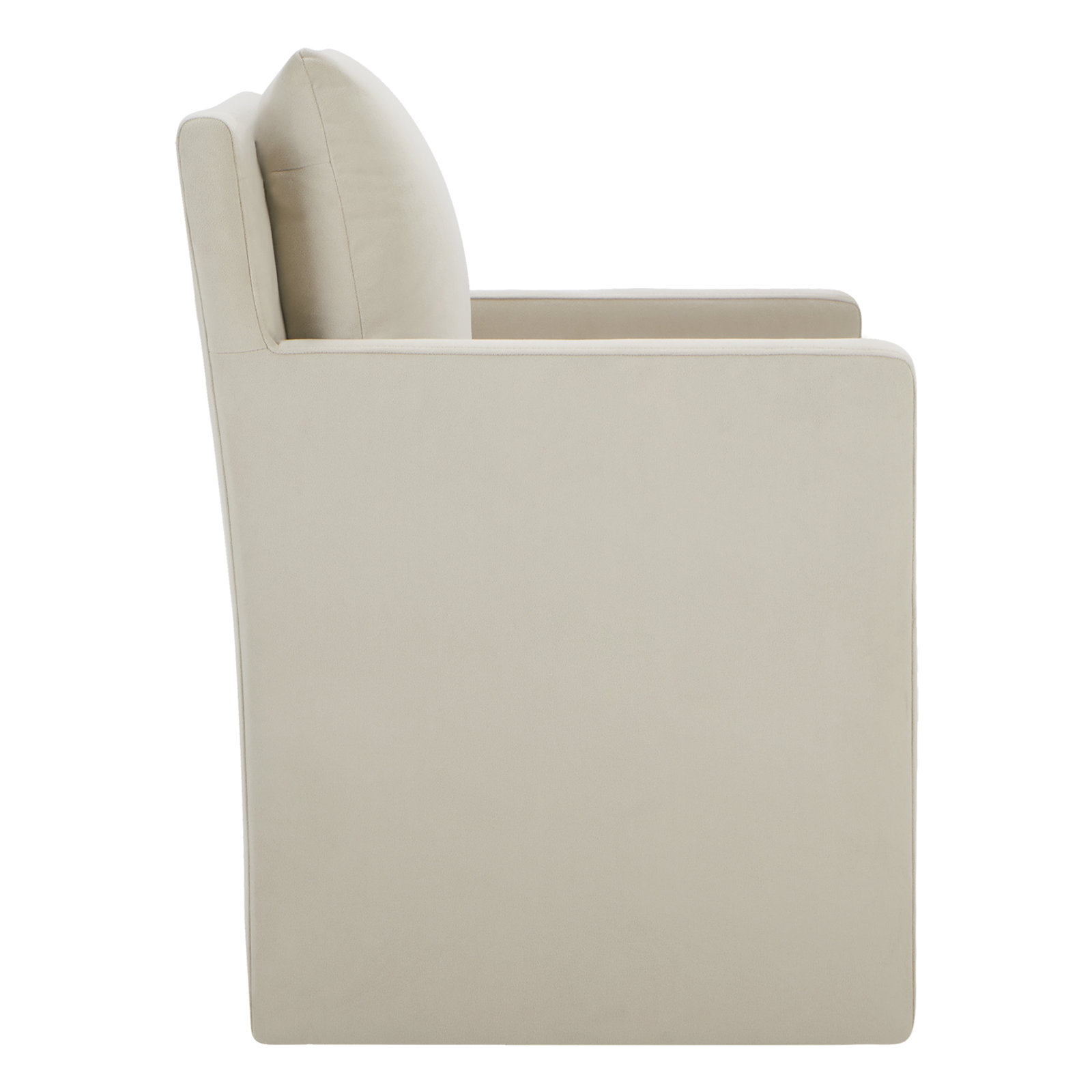 Alayaa Linen Armchair, Bella Beach Performance Velvet