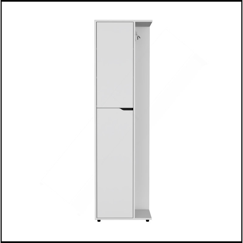 Storage Broom Closet White