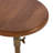 Modern Adjustable-Height Metal and Wood Pedestal Table-356346829