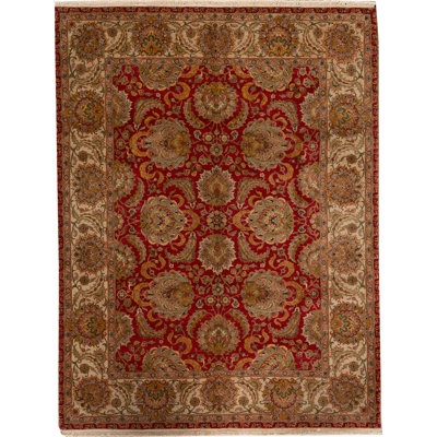 Wool Floral Indoor Rug