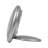 QHT018SLH Travel Clock, Metallic Silver-75992996