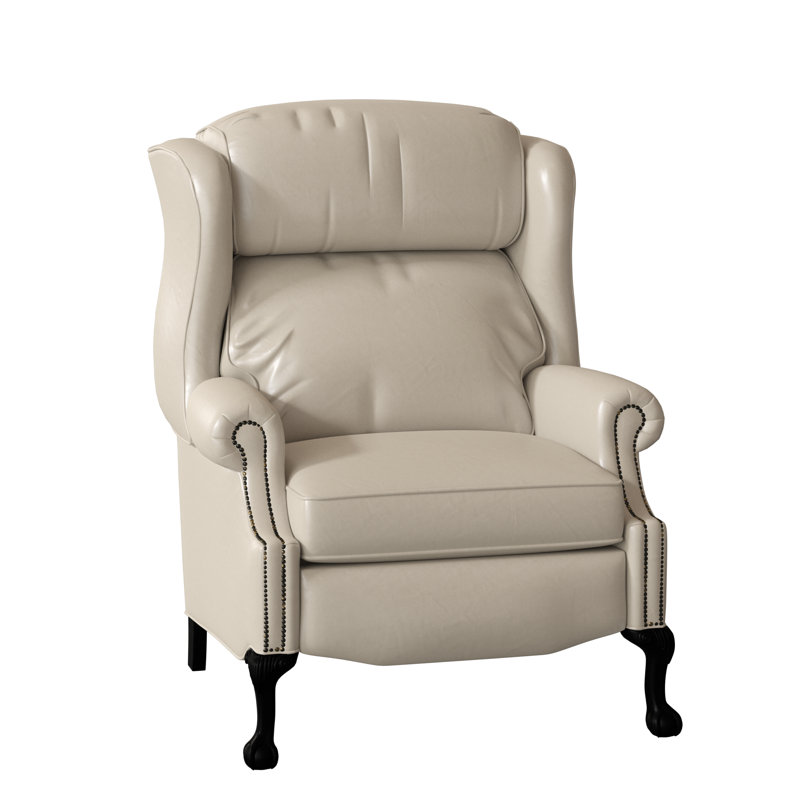 Maxwell Recliner, Rio Mineral Genuine Leather, Cobblestone, Power