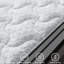 Matelas pour très grand lit 12 pouces, ressorts ensachés en gel rafraîchissant, fermeté moyenne, gris et blanc 76 x 80, matelas de chambre à coucher moderne, odeurs neutres, capacité de 1000 livres - dans une boîte, mousse à mémoire de forme à ressort, et pour