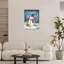 Merry Christmas Snowman Wall Art 30x40cm